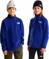 The North Face + Teen Glacier 1/4 Zip Pullover Bold Blue - 3
