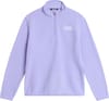 Teen Glacier 1/4 Zip Pullover Pale Plum + The North Face