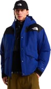 The North Face + M Mountain Down Jacket Bold Blue TNF Black - 5
