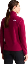 The North Face + W Glacier Fleece Jacket Burgundy Crush - 4