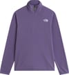 W Glacier Fleece 1/4 Zip Jacket Grounded Plum + The North Face
