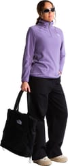 The North Face + W Glacier Fleece 1/4 Zip Jacket Grounded Plum - 3