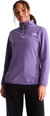 The North Face + W Glacier Fleece 1/4 Zip Jacket Grounded Plum - 5