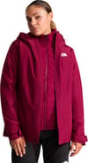 The North Face + W Carto Mono Triclimate Hooded Jacket Burgundy Crush - 3