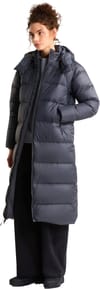 The North Face + W Hydrenalite City Long Down Hooded Parka Anthracite Grey - 5