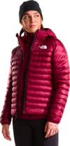 The North Face + W Terra Peak Hoodie Burgundy Crush Lall Guran - 5