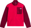W Yumiori Full Zip Lali Guran Burgundy Crush + The North Face