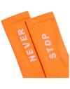 The North Face + Never Stop Trail Run Crew Sock Papaya Bold Blue