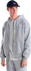 The North Face + M Evolution Simple Dome Regular Full Zip TNF Pale Grey Heather - 4