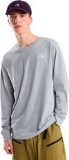 The North Face + M Evolution Simple Dome Regular Long Sleeve TNF Pale Grey Heather - 3