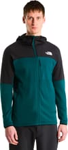 The North Face + M Polartec Powergrid Stormgap Hoodie Pacific Teal TNF Black - 3