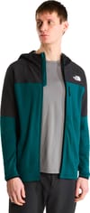 The North Face + M Polartec Powergrid Stormgap Hoodie Pacific Teal TNF Black - 4