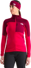 The North Face + W Polartec Powergrid Stormgap Jacket Lali Guran Burgundy Crush - 3