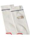 The North Face + Trail Run Merino Crew Sock White Dune Khaki Stone