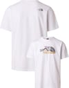 M Mountain Line Regular Short Sleeve Tee TNF White + The North Face