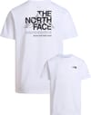 M Mountain Sketch Regular Short Sleeve TNF White + The North Face