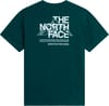 The North Face + M Mountain Sketch Regular Short Sleeve Pacific Teal - 3
