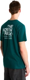 The North Face + M Mountain Sketch Regular Short Sleeve Pacific Teal - 5