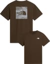 M Box Nse Celebration Reg SS Tee New Taupe Green + The North Face