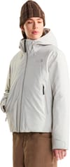 The North Face + W TNF Range Down Hooded Jacket Cumulus Cloud - 3