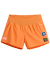 W Summit Pacesetter Short Graphic Papaya + The North Face