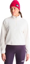 The North Face + W Novelty Logo Glacier 1/4 Zip White Dune - 3