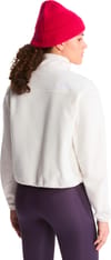 The North Face + W Novelty Logo Glacier 1/4 Zip White Dune - 4