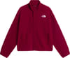 W Cragmont Snap Front Fleece Jacket Burgundy Crush + The North Face