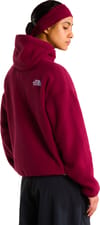 The North Face + W Cragmont Snap Front Fleece Jacket Burgundy Crush - 5