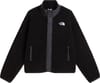 W Cragmont Snap Front Fleece Jacket TNF Black Anthracite Grey + The North Face