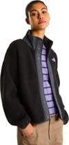 The North Face + W Cragmont Snap Front Fleece Jacket TNF Black Anthracite Grey - 4