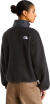 The North Face + W Cragmont Snap Front Fleece Jacket TNF Black Anthracite Grey - 5