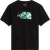 M Foundation Short Sleeves Graphic TNF Black + The North Face