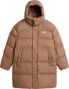 W Puffer Oversized Parka Garnet + The North Face