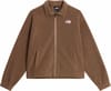W Fleece Collared Jacket Garnet Black Heather + The North Face