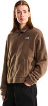 The North Face + W Fleece Collared Jacket Garnet Black Heather - 3