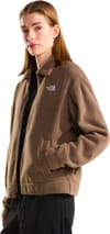 The North Face + W Fleece Collared Jacket Garnet Black Heather - 4