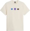 U Explorer Badges Rlx SS Tee Graphic White Dune + The North Face