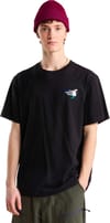 The North Face + U Off Piste Embro Rlx SS Tee Graphic TNF Black - 3