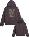 U Nse Slopes Relaxed Hoodie Graphic Anthracite Grey + The North Face
