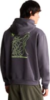 The North Face + U Nse Slopes Relaxed Hoodie Graphic Anthracite Grey - 5