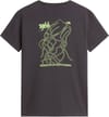 The North Face + U Nse Slopes Rlx SS Tee Graphic Anthracite Grey - 3