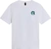 The North Face + U Basecamp Barista Rlx SS Tee Graphic TNF White Pacific Teal