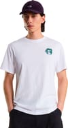 The North Face + U Basecamp Barista Rlx SS Tee Graphic TNF White Pacific Teal - 5