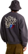 The North Face + M Retro Trail Relaxed Crew Graphic Anthracite Grey - 5