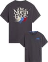 M Retro Trail Rlx SS Tee Graphic Anthracite Grey + The North Face