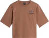 W Ski Embro Boxy SS Tee Graphic Garnet + The North Face