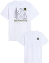 M Monte Reg SS Tee Graphic TNF White + The North Face