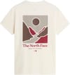 The North Face + W Monte Reg SS Tee Graphic White Dune - 3