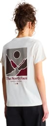 The North Face + W Monte Reg SS Tee Graphic White Dune - 5